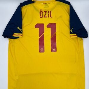 Ozil #11 Arsenal 2014/2015 Away ORIGINAL Puma VTG Rare Soccer Jersey (XXL)